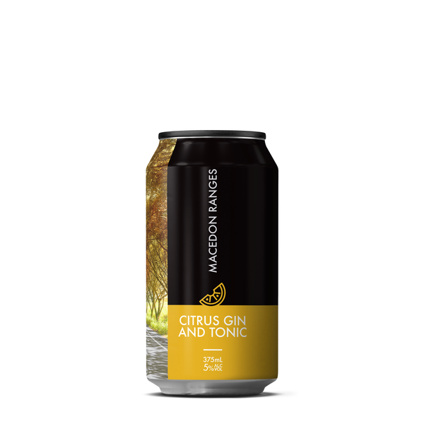 Macedon Ranges - Citrus Gin & Tonic 375mL Can