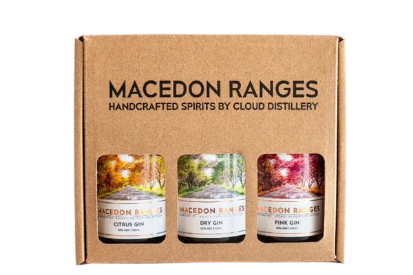 Macedon Ranges Gin - 3 x 100ml Window Box