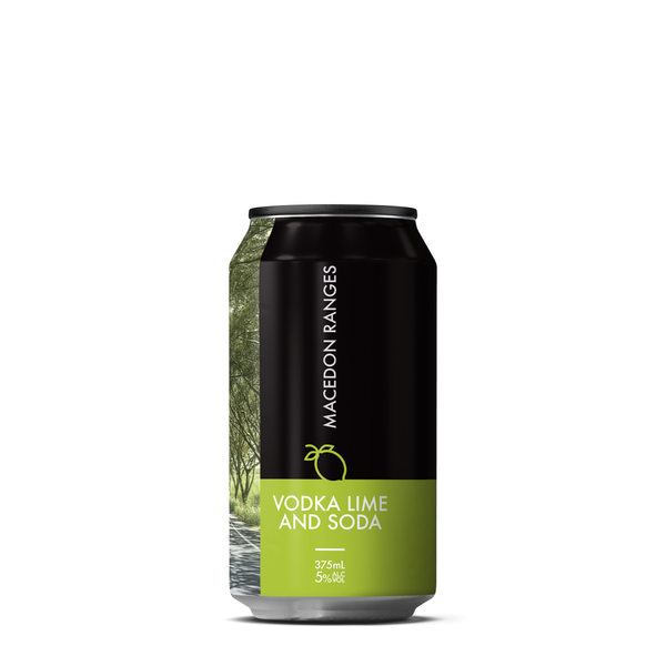 Macedon Ranges - Vodka Lime Soda 375mL Can