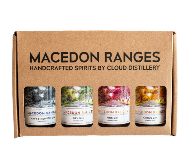 Macedon Ranges Gin - 4 x 100ml Window Box